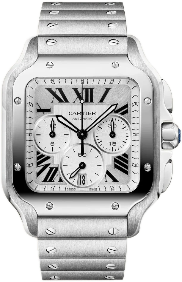 Cartier Santos Chronograph in steel